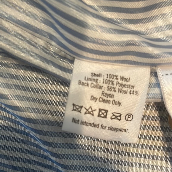 Navy Janie & Jack Toddler Wool Suit Blazer 12-18mo - Picture 5 of 5